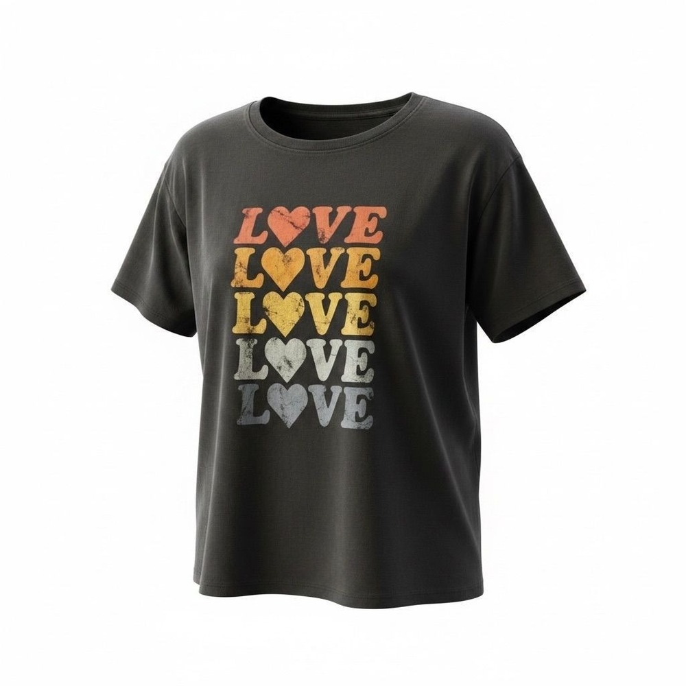 30 Maurice's grey LOVE tee sz 1X